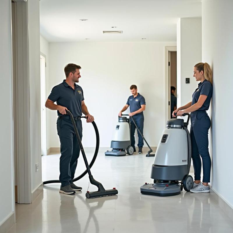 Dịch vụ vệ sinh nhà sau xây dựng chuyên nghiệp của Hồng Tâm Phát với quy trình khoa học và đội ngũ tận tâm
