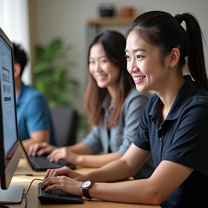 Đội ngũ kỹ thuật viên Hồng Tâm Phát cung cấp dịch vụ vệ sinh máy tính tại nhà uy tín, chuyên nghiệp