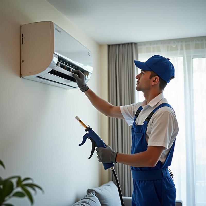 Thợ vệ sinh máy lạnh tại nhà Quận 10 chuyên nghiệp từ Hồng Tâm Phát.