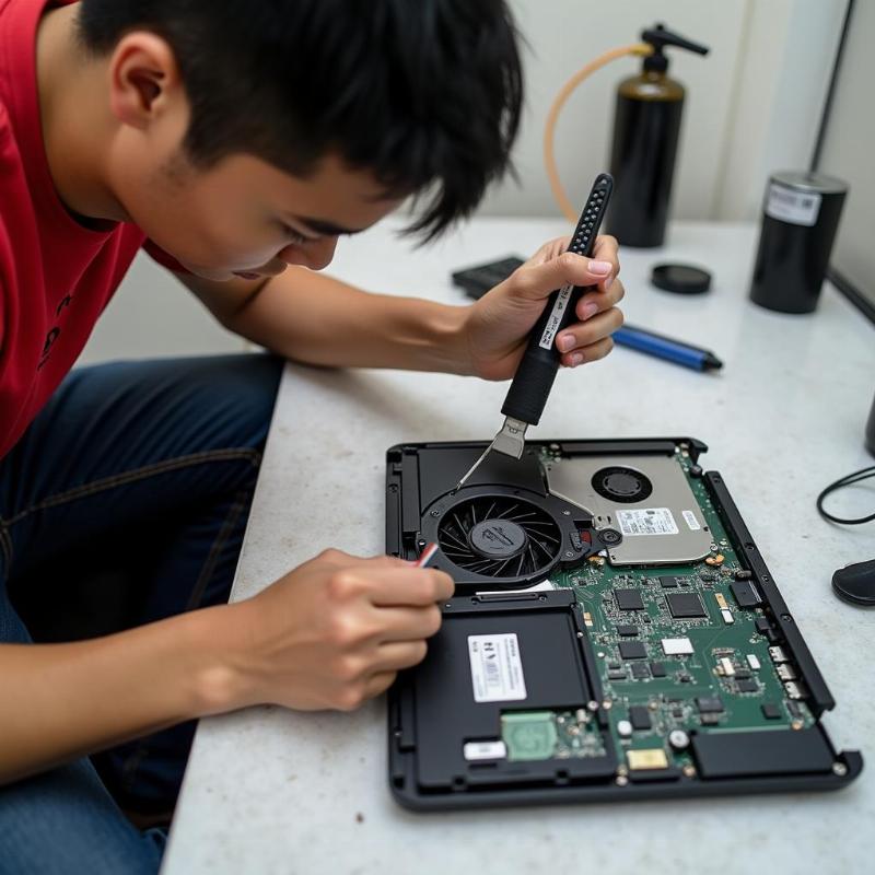 Dịch Vụ Vệ Sinh Laptop Quận Tân Phú Tại Nhà Uy Tín, Chuyên Nghiệp – Hồng Tâm Phát